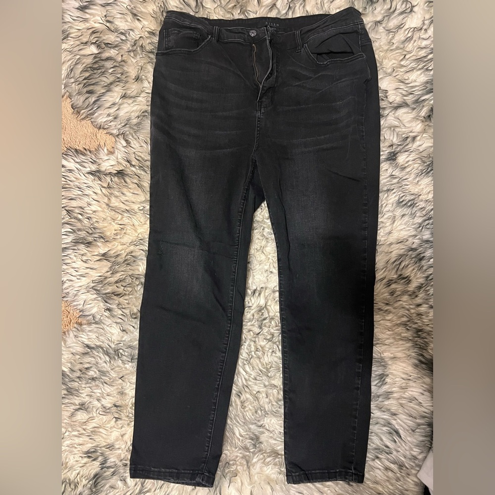 Risen Black Jeans Size 2xl